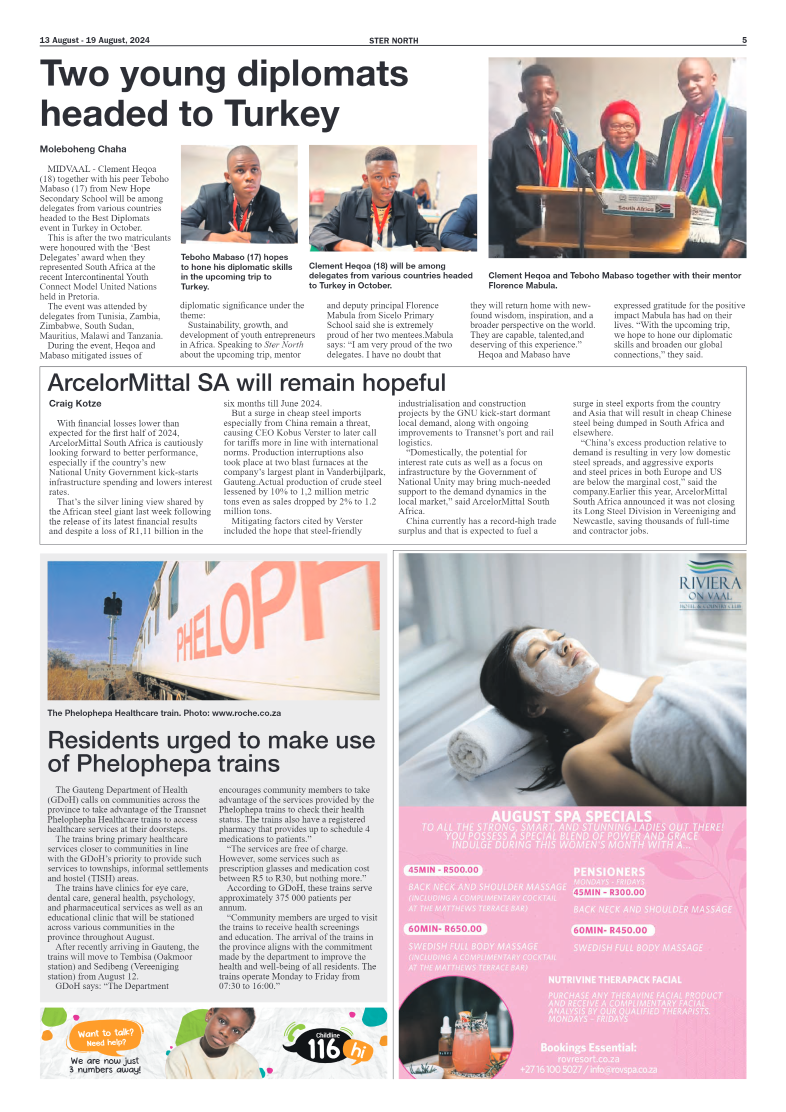 STER NORTH 13 August – 19 August, 2024 page 5