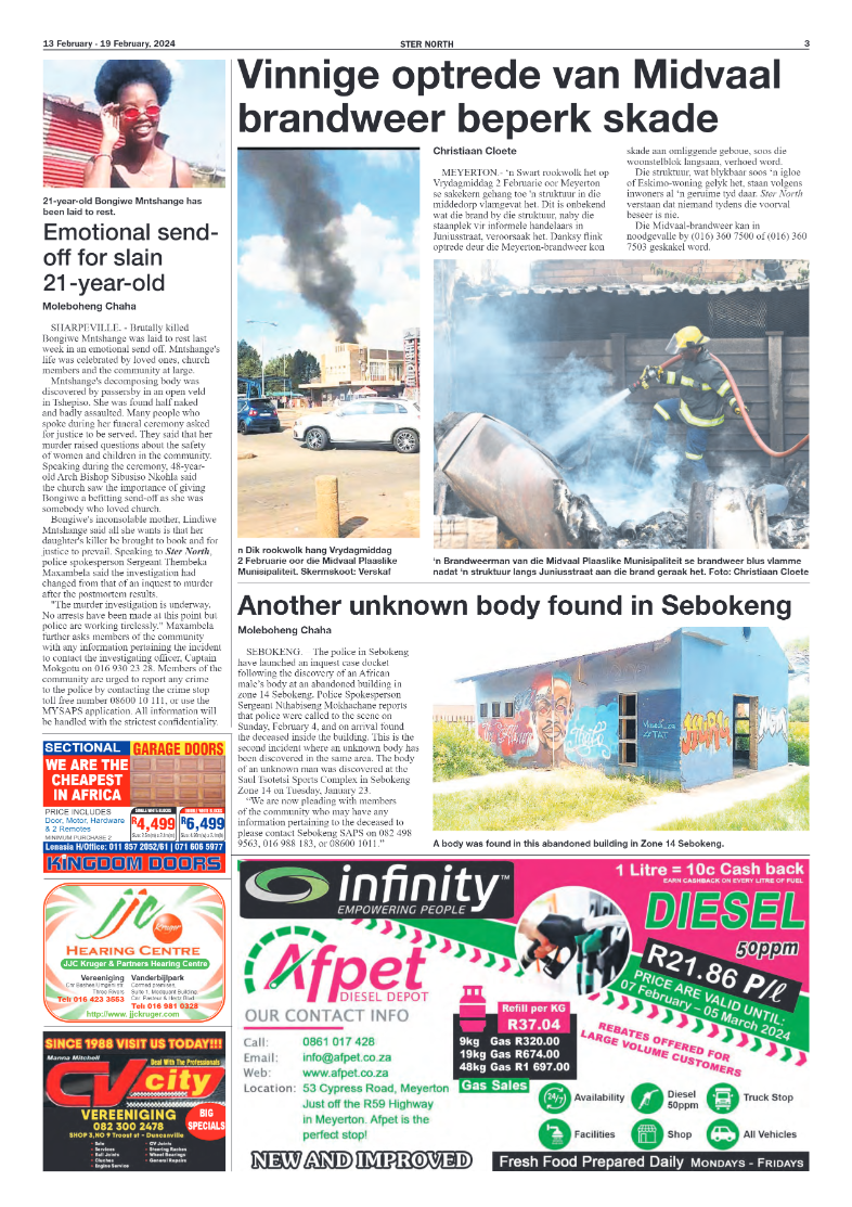 STER NORTH 13 February – 19 February, 2024 page 3