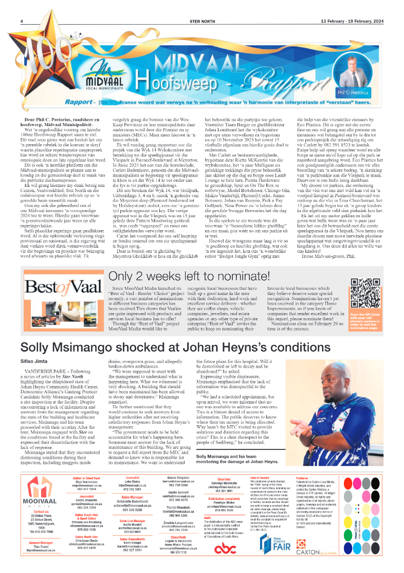 STER NORTH 13 February – 19 February, 2024 page 4