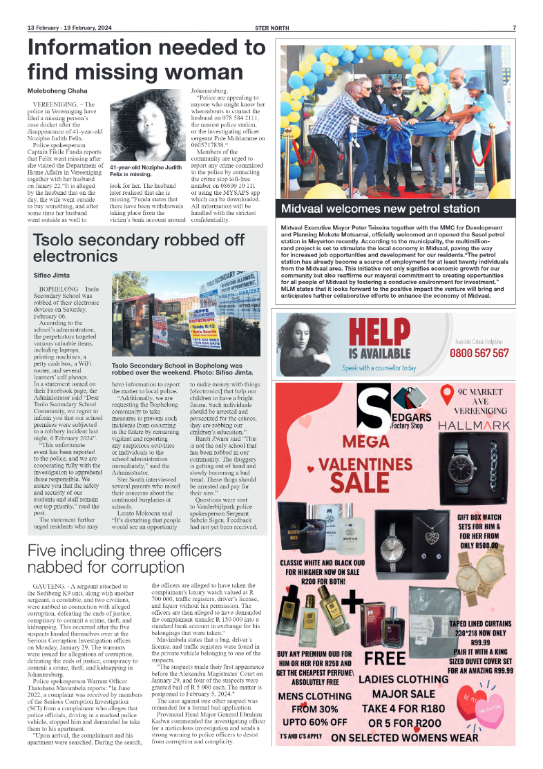 STER NORTH 13 February – 19 February, 2024 page 7