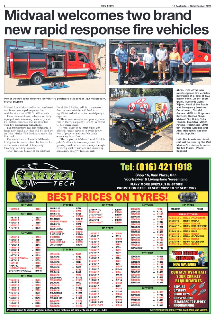 STER NORTH 13 September – 16 September 2022 page 2