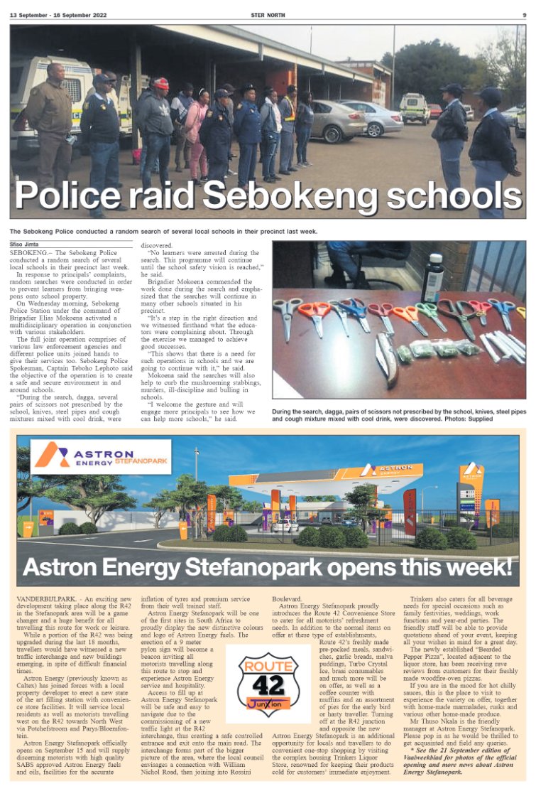 STER NORTH 13 September – 16 September 2022 page 9