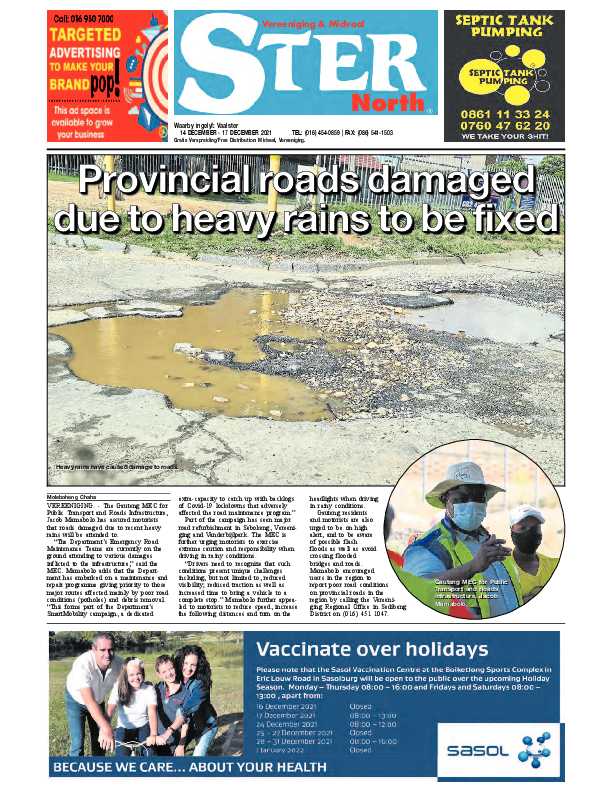 STER NORTH 14 December – 17 December 2021 page 1
