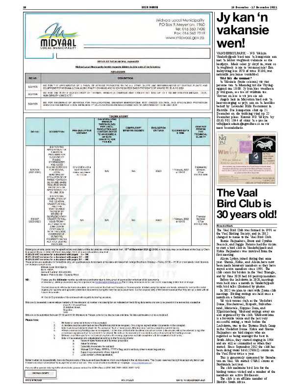 STER NORTH 14 December – 17 December 2021 page 16