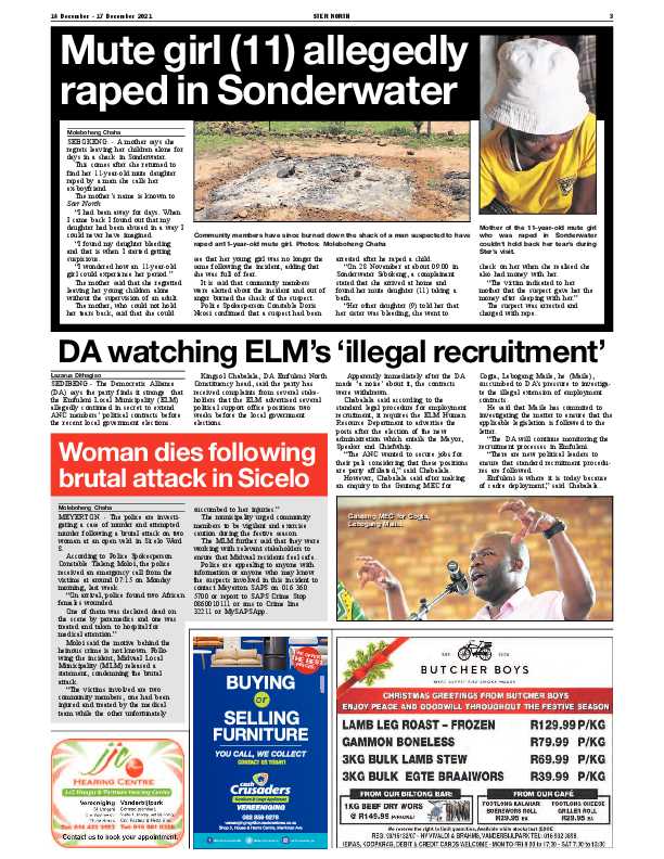STER NORTH 14 December – 17 December 2021 page 3
