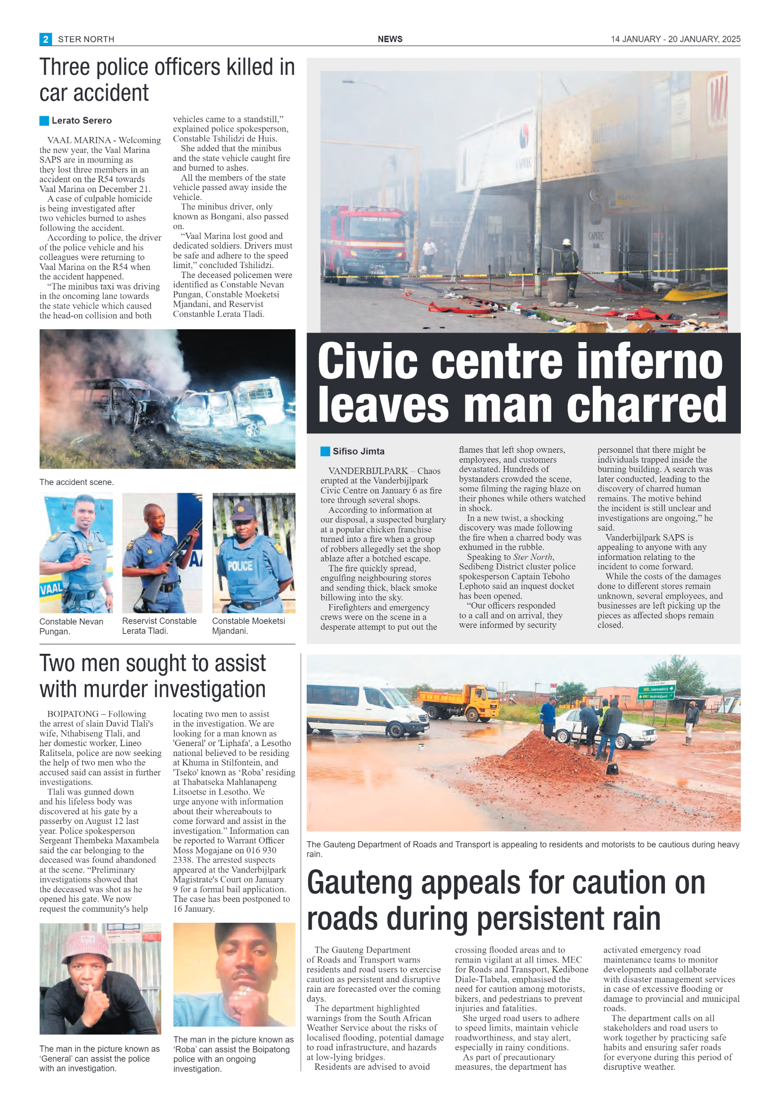 STER NORTH 14 JANUARY – 20 JANUARY, 2025 page 2