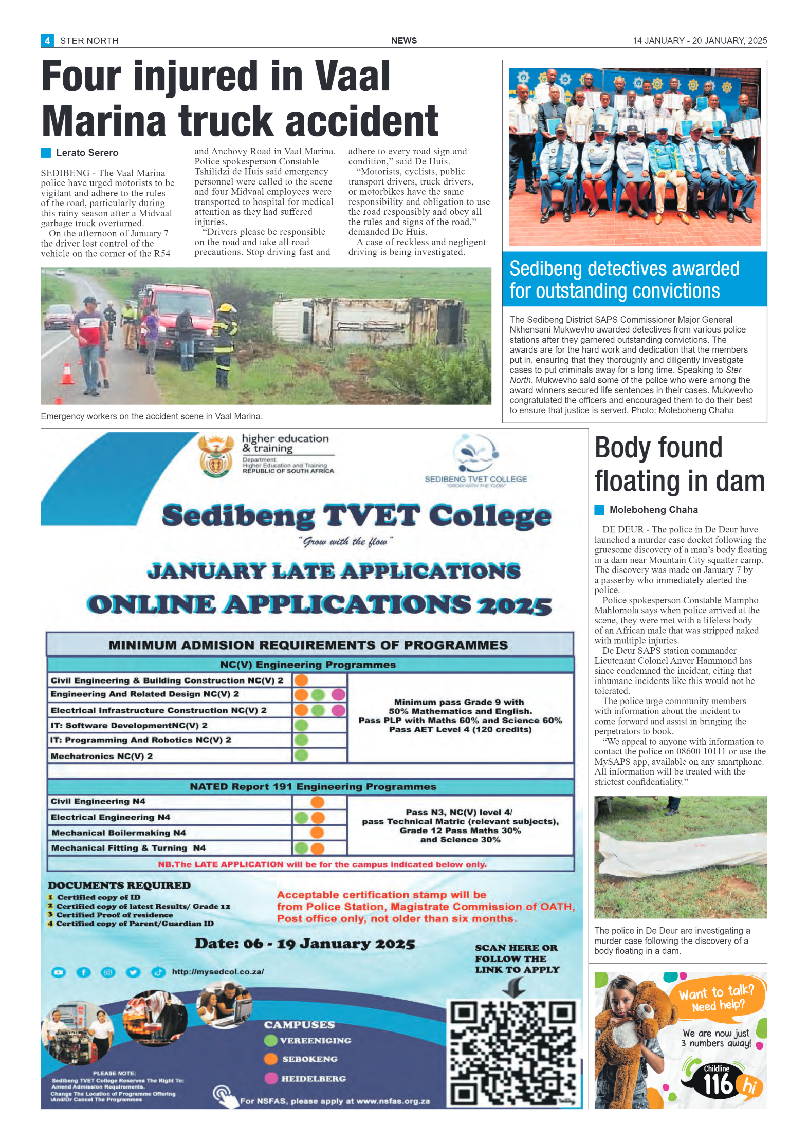 STER NORTH 14 JANUARY – 20 JANUARY, 2025 page 4