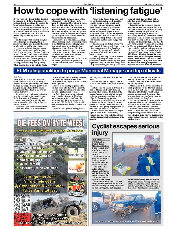 STER NORTH 14 June – 17 June 2022 page 11