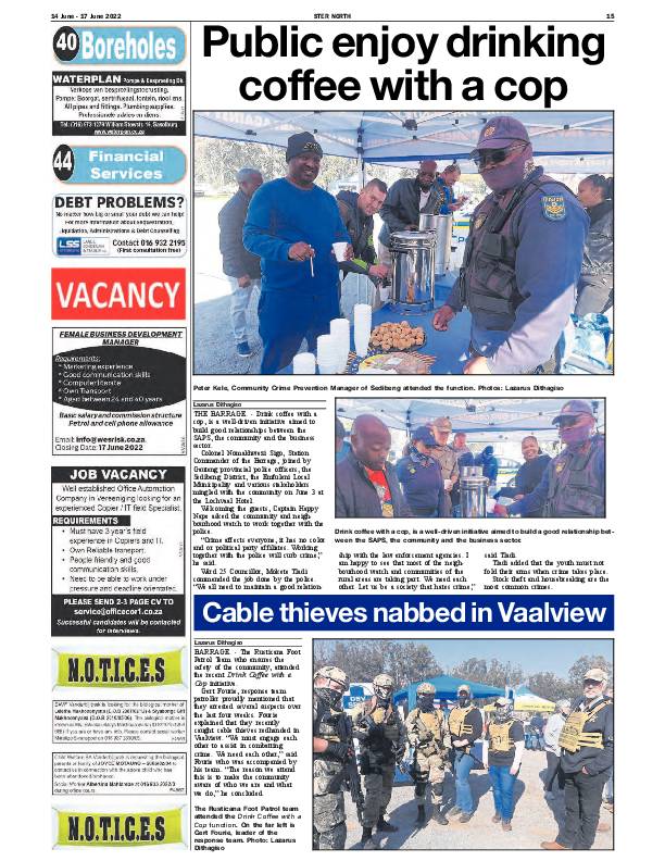STER NORTH 14 June – 17 June 2022 page 15