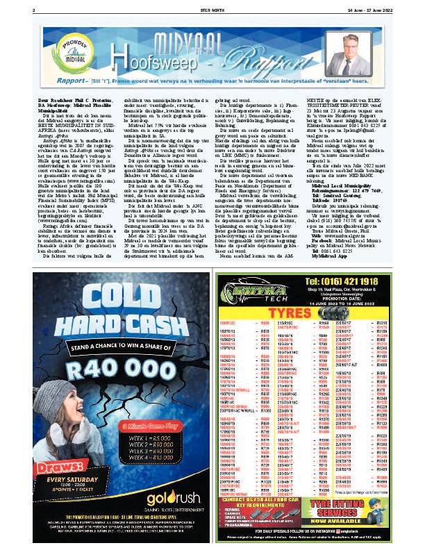 STER NORTH 14 June – 17 June 2022 page 2