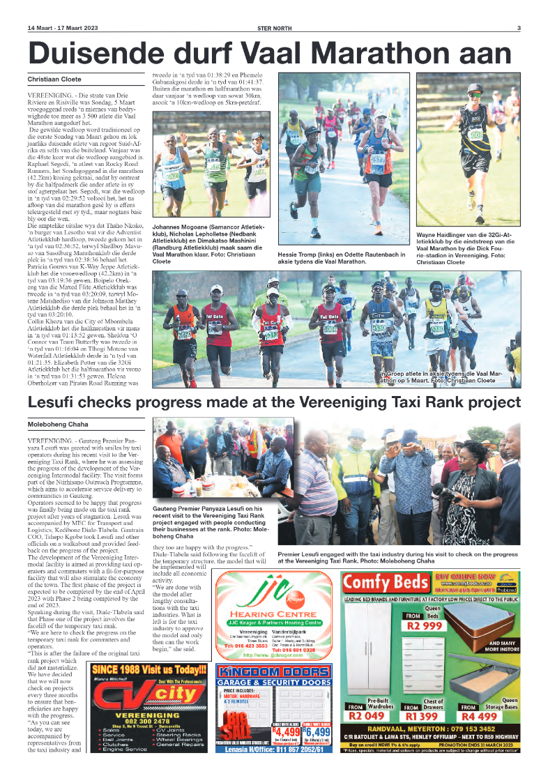 STER NORTH 14 Maart – 17 Maart 2023 page 3