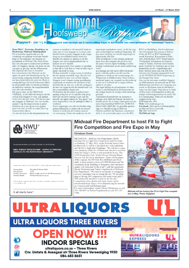 STER NORTH 14 Maart – 17 Maart 2023 page 4