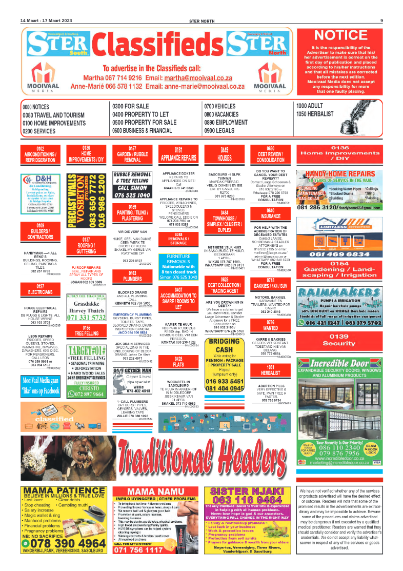 STER NORTH 14 Maart – 17 Maart 2023 page 9