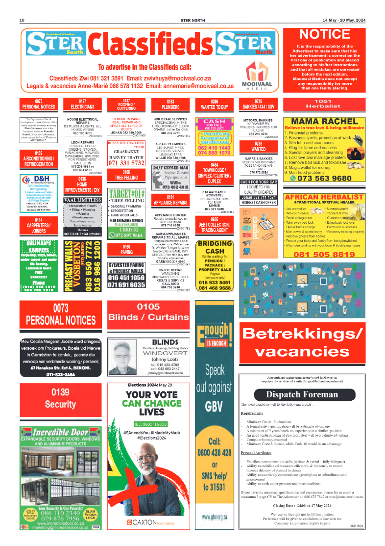 STER NORTH 14 May – 20 May, 2024 page 10