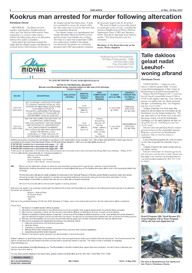 STER NORTH 14 May – 20 May, 2024 page 8