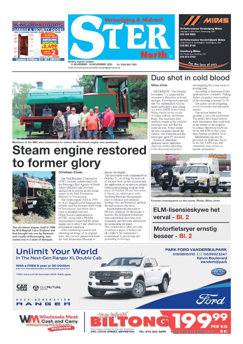 STER NORTH 14 November – 20 November, 2023 page 1