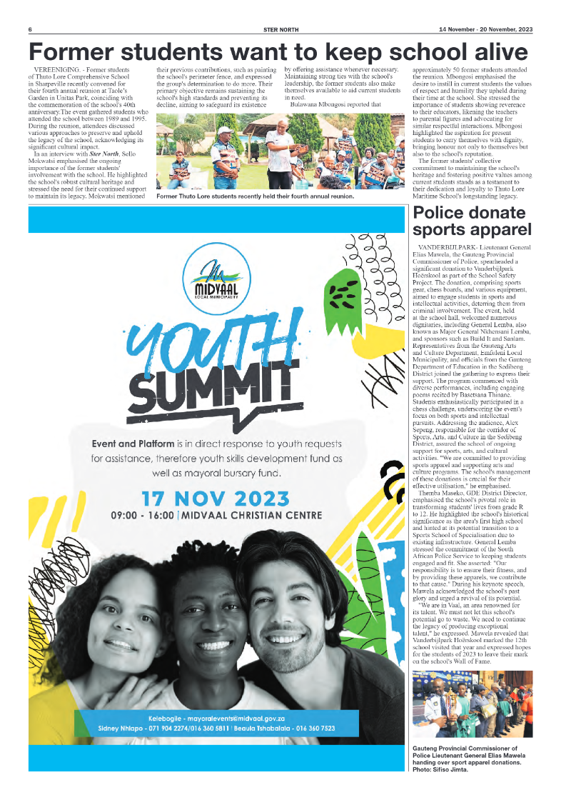 STER NORTH 14 November – 20 November, 2023 page 6