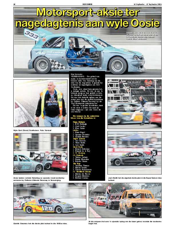 STER NORTH 14 September – 17 September 2021 page 11