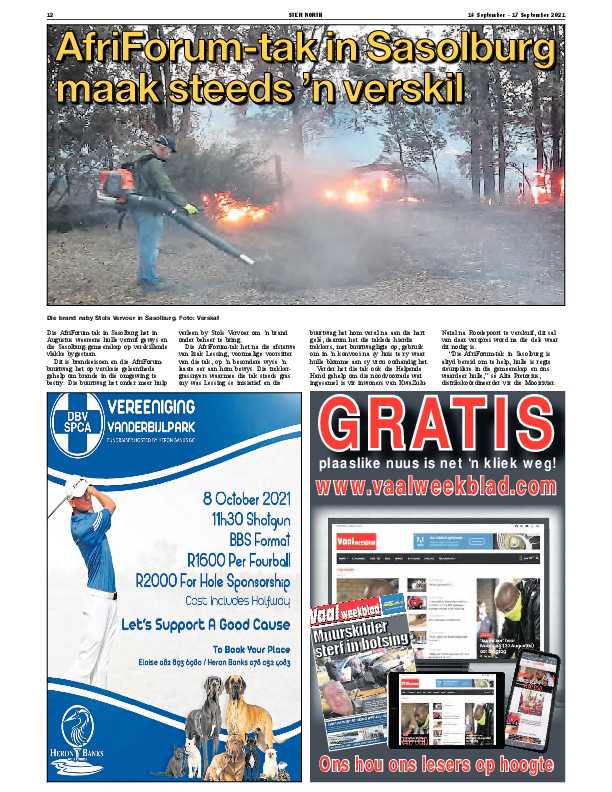 STER NORTH 14 September – 17 September 2021 page 12
