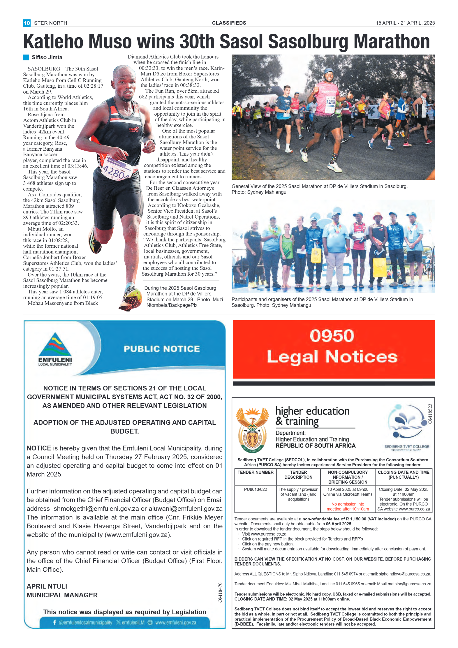STER NORTH 15 APRIL – 21 APRIL, 2025 page 10