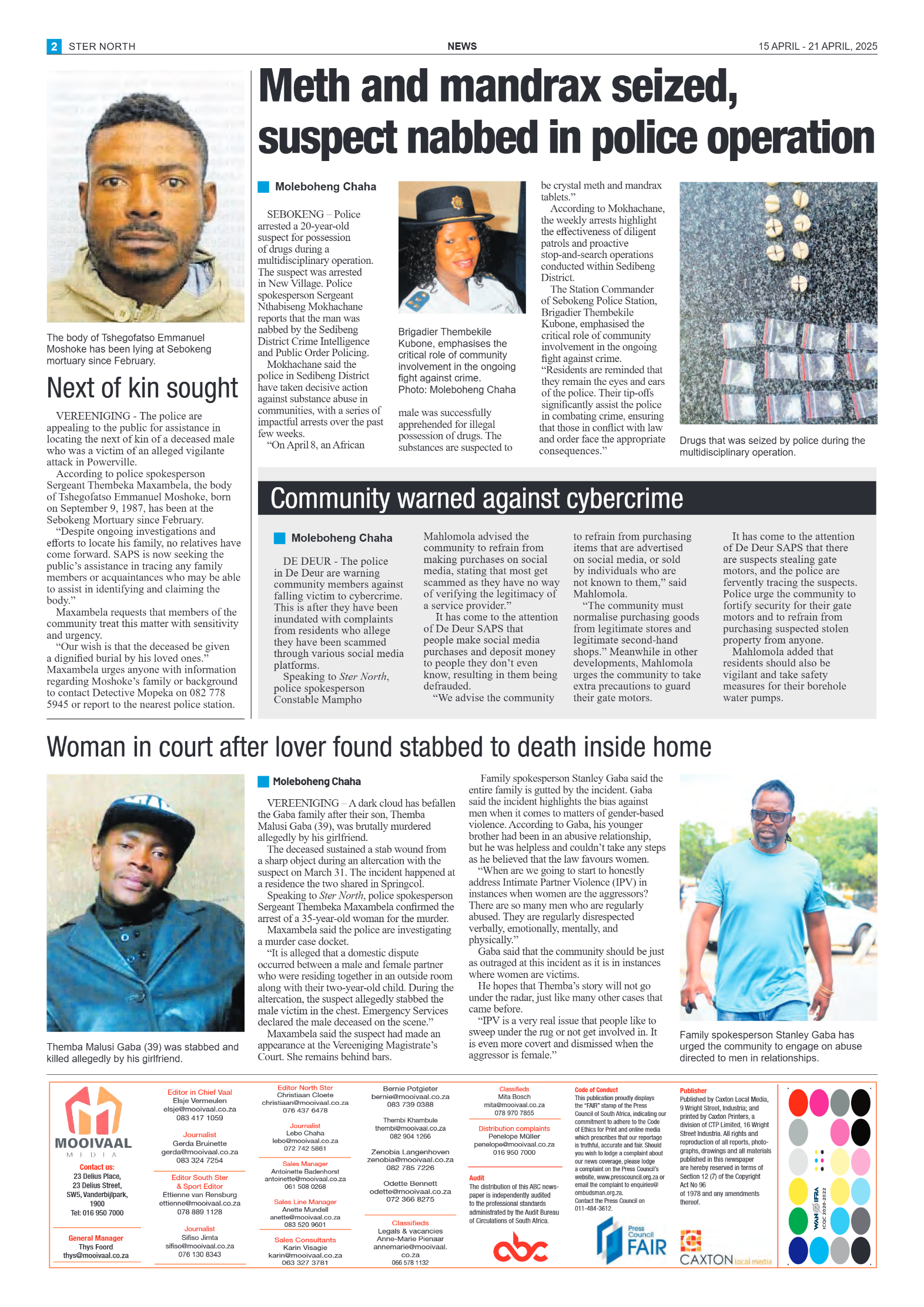 STER NORTH 15 APRIL – 21 APRIL, 2025 page 2