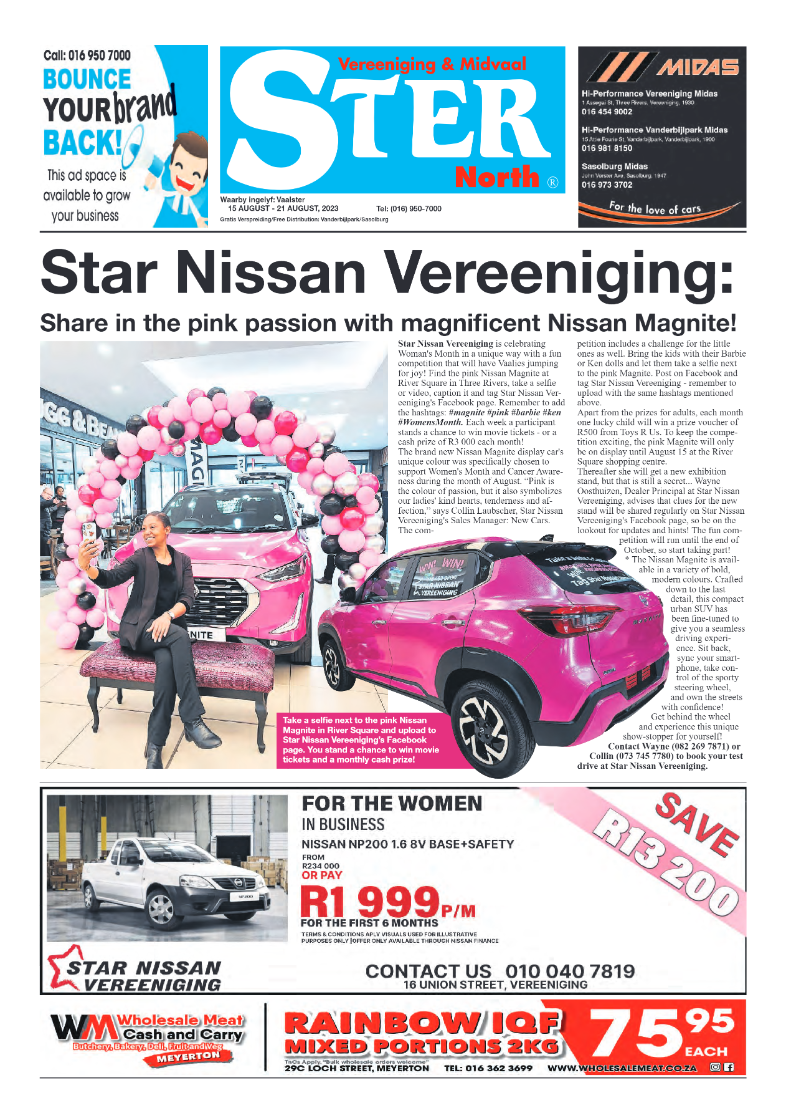 STER NORTH 15 August – 21 August, 2023 page 1