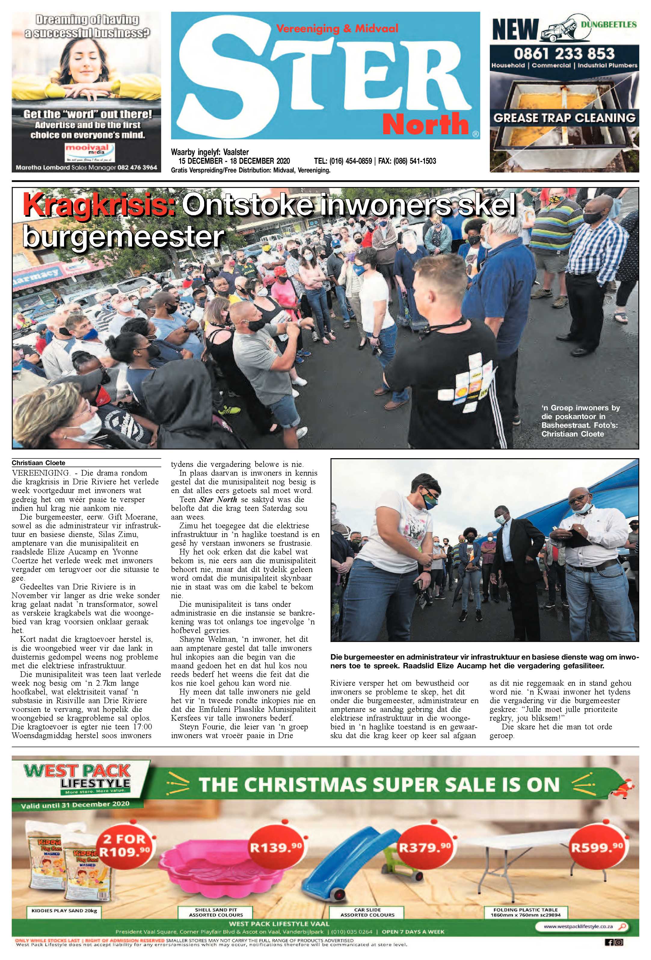 STER NORTH 15 December – 18 December 2020 page 1