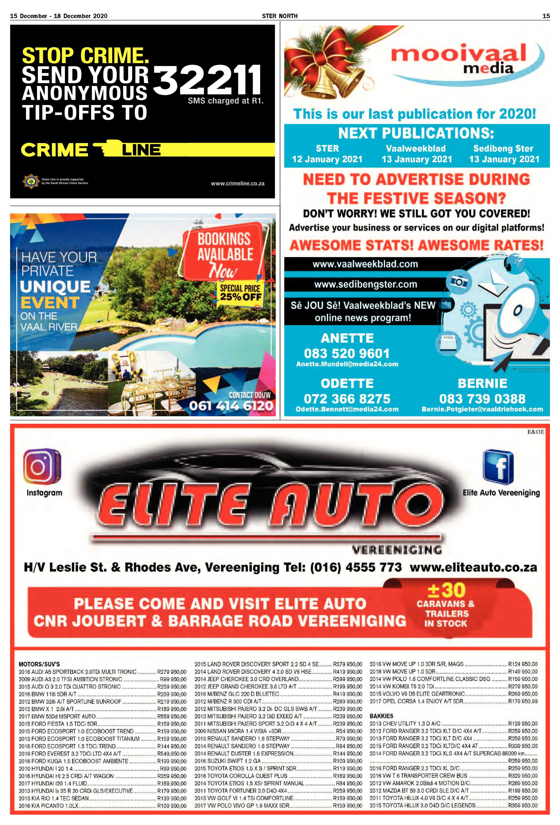 STER NORTH 15 December – 18 December 2020 page 15