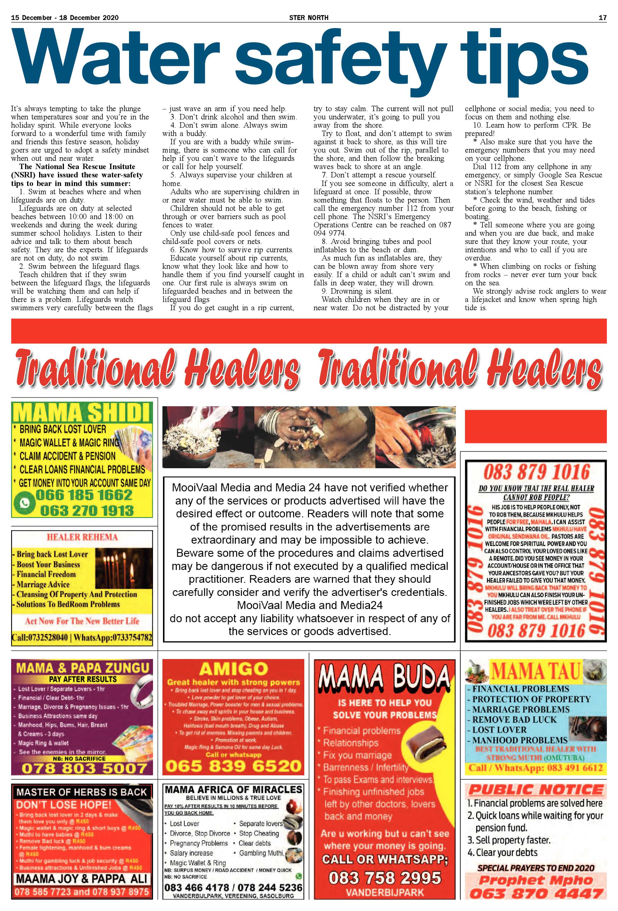 STER NORTH 15 December – 18 December 2020 page 17