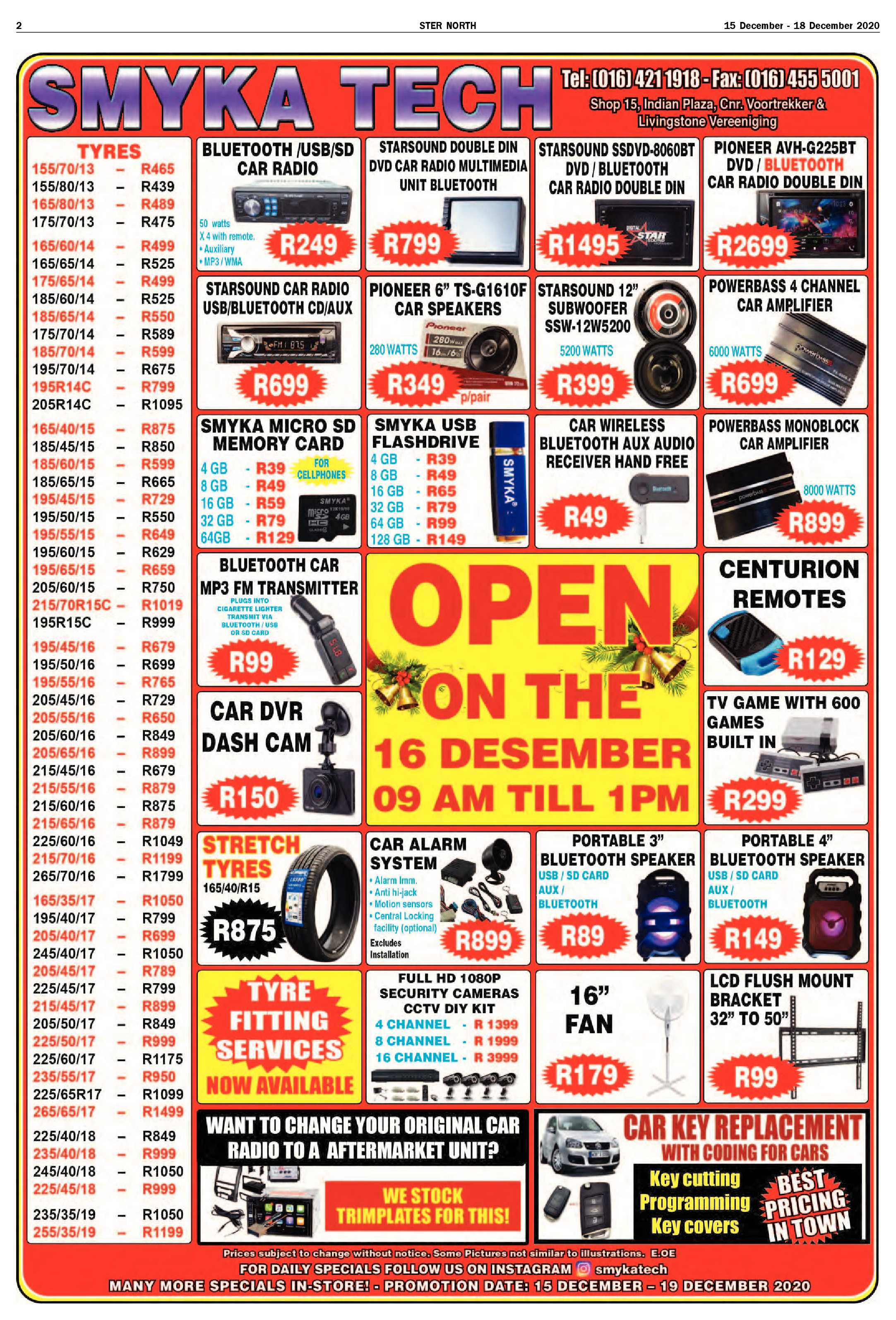 STER NORTH 15 December – 18 December 2020 page 2