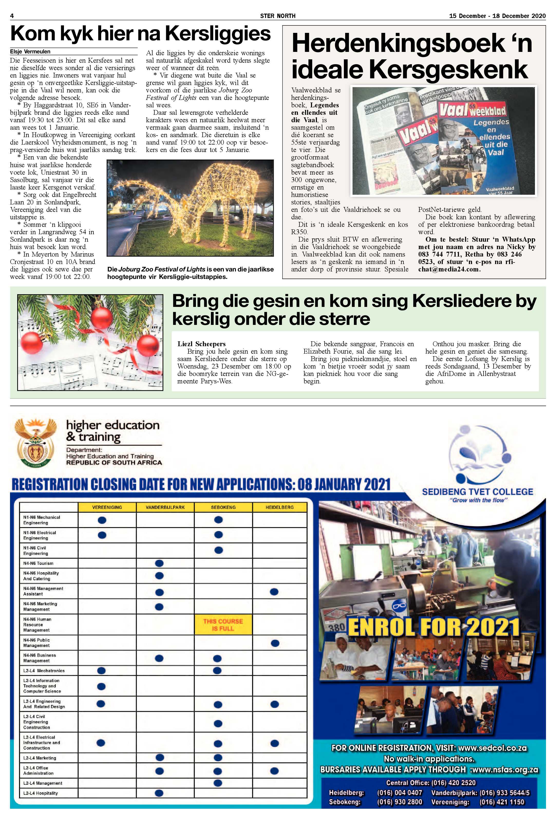 STER NORTH 15 December – 18 December 2020 page 4