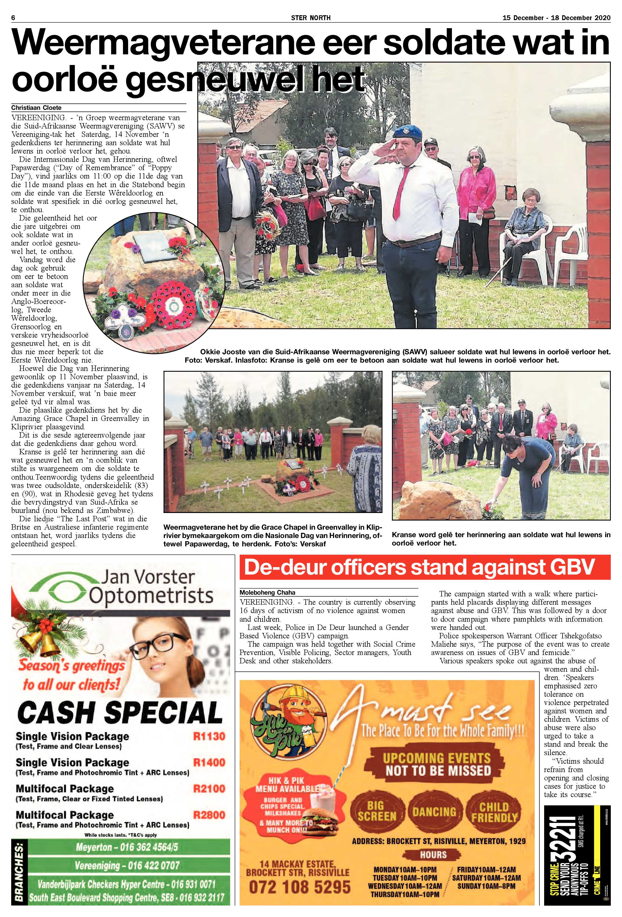 STER NORTH 15 December – 18 December 2020 page 6