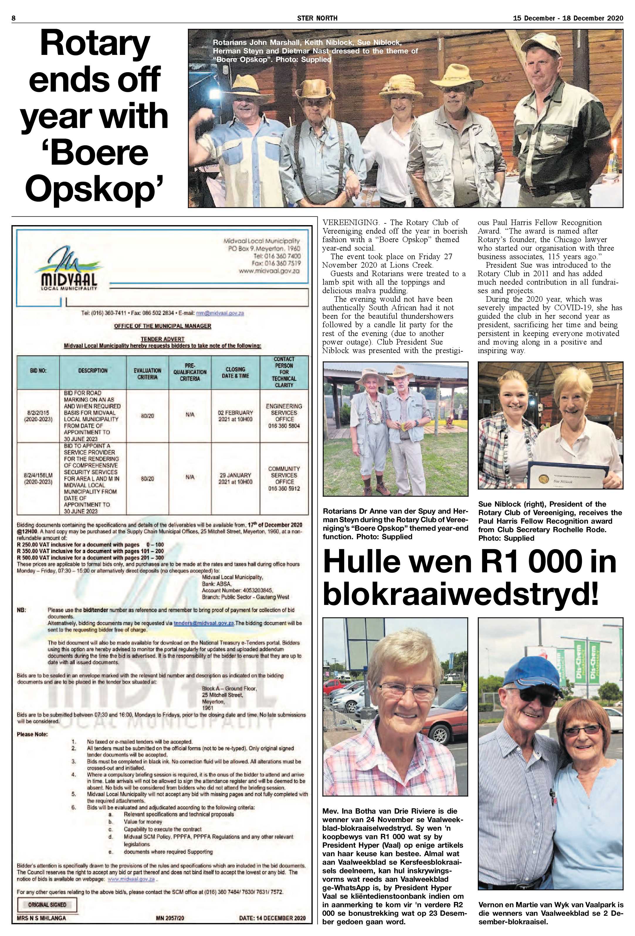 STER NORTH 15 December – 18 December 2020 page 8