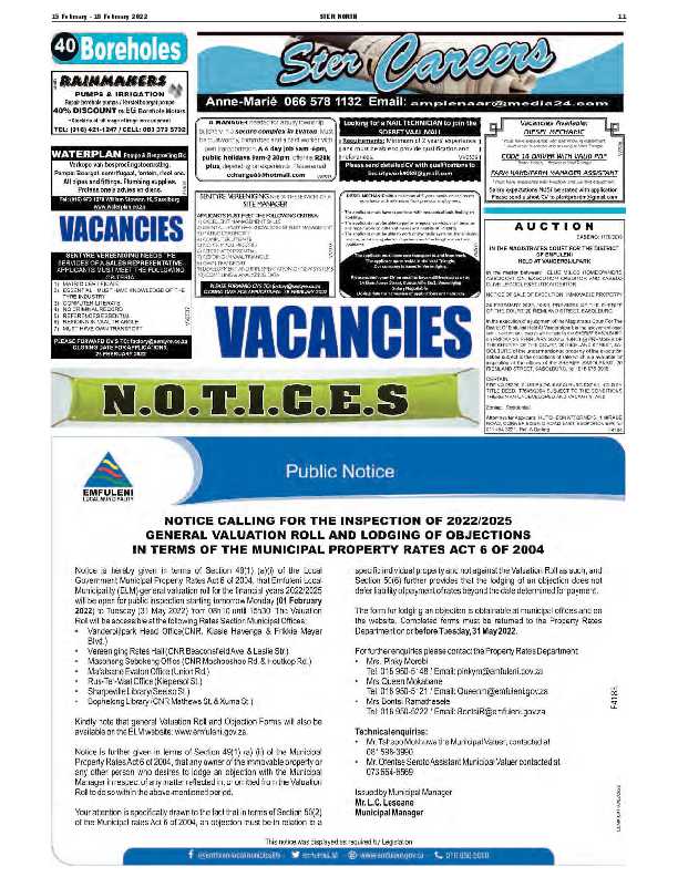 STER NORTH 15 February – 18 February 2022 page 10