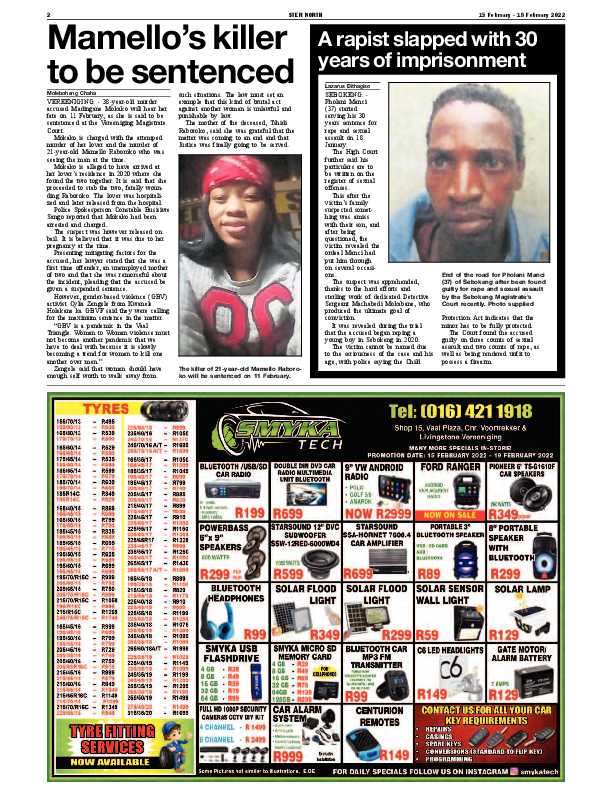 STER NORTH 15 February – 18 February 2022 page 2