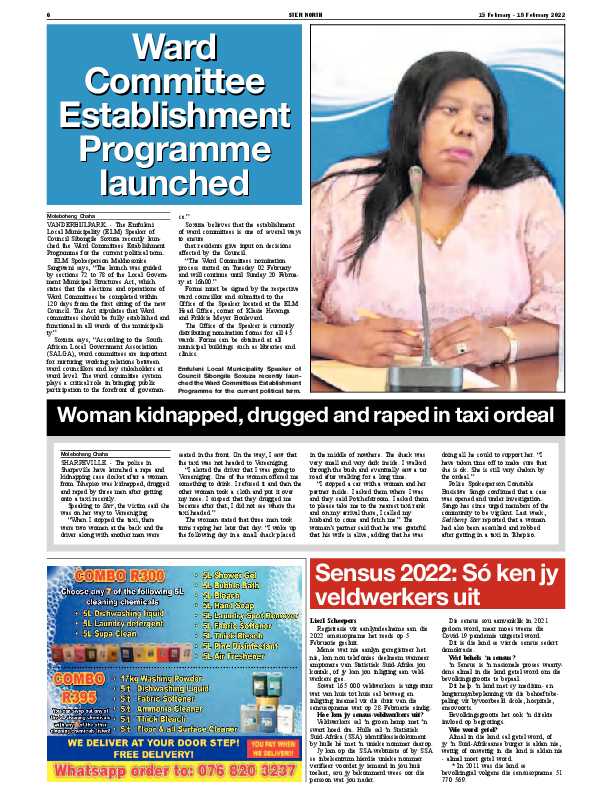 STER NORTH 15 February – 18 February 2022 page 6