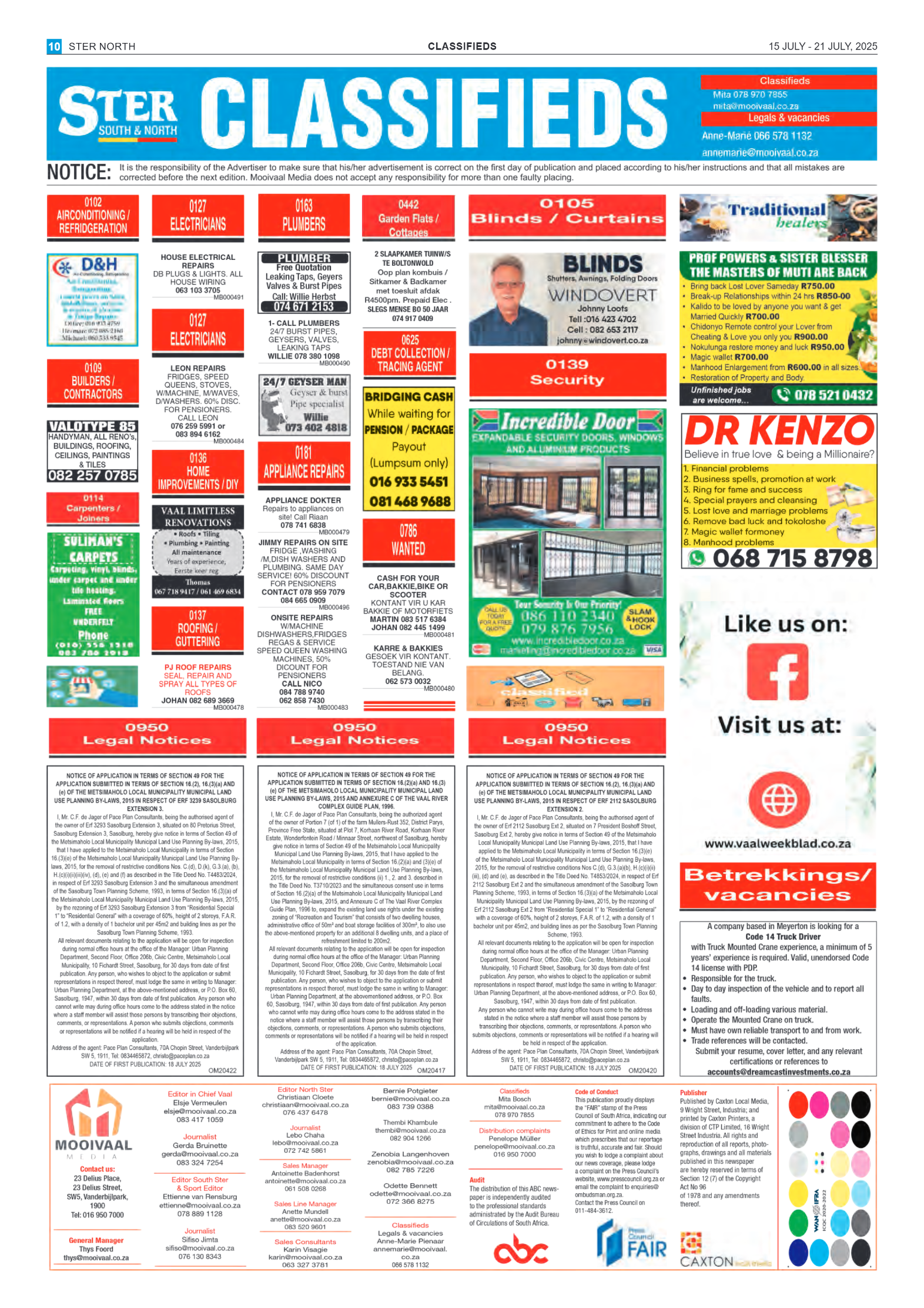 STER NORTH 15 JULY – 21 JULY, 2025 page 10