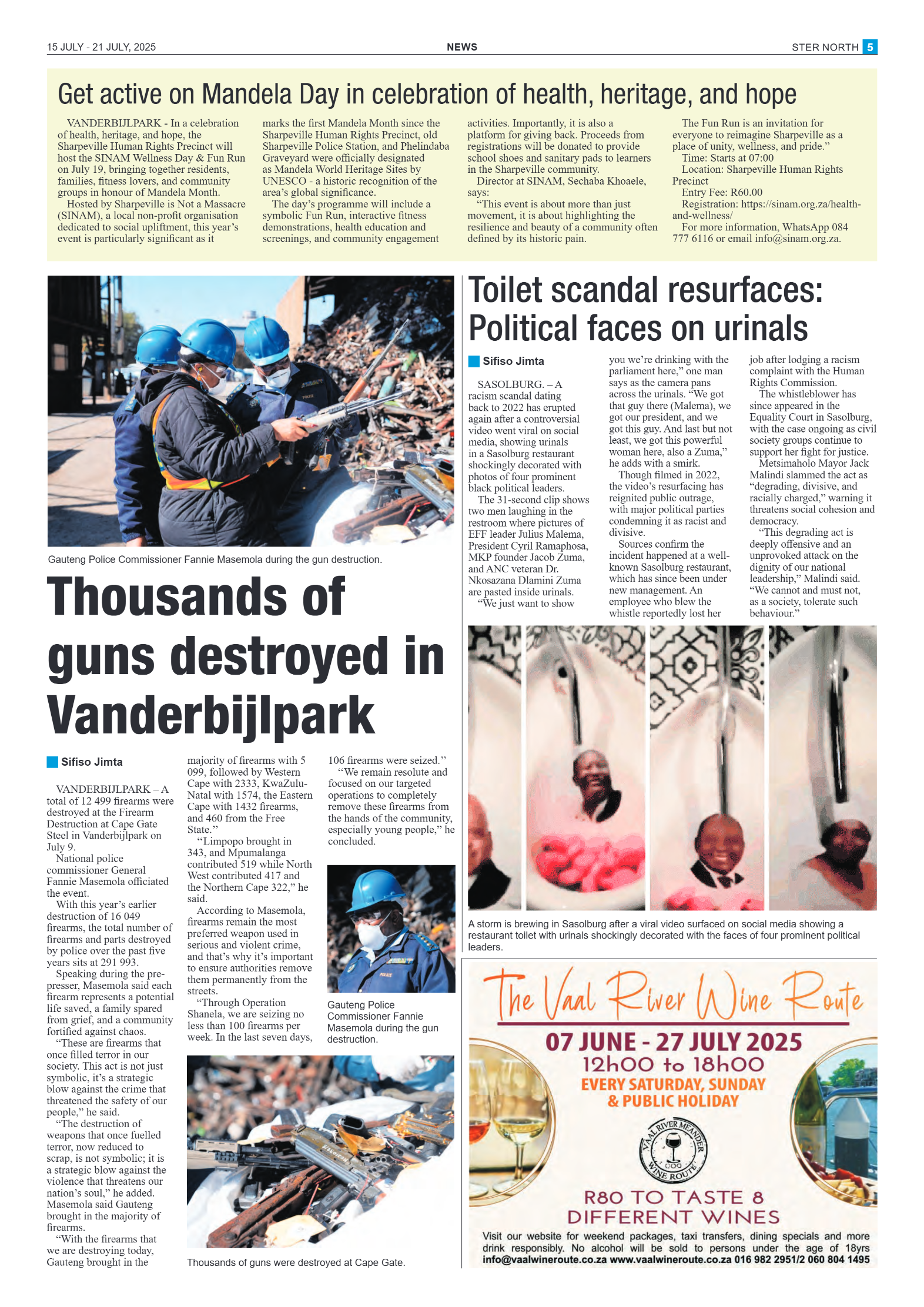STER NORTH 15 JULY – 21 JULY, 2025 page 5