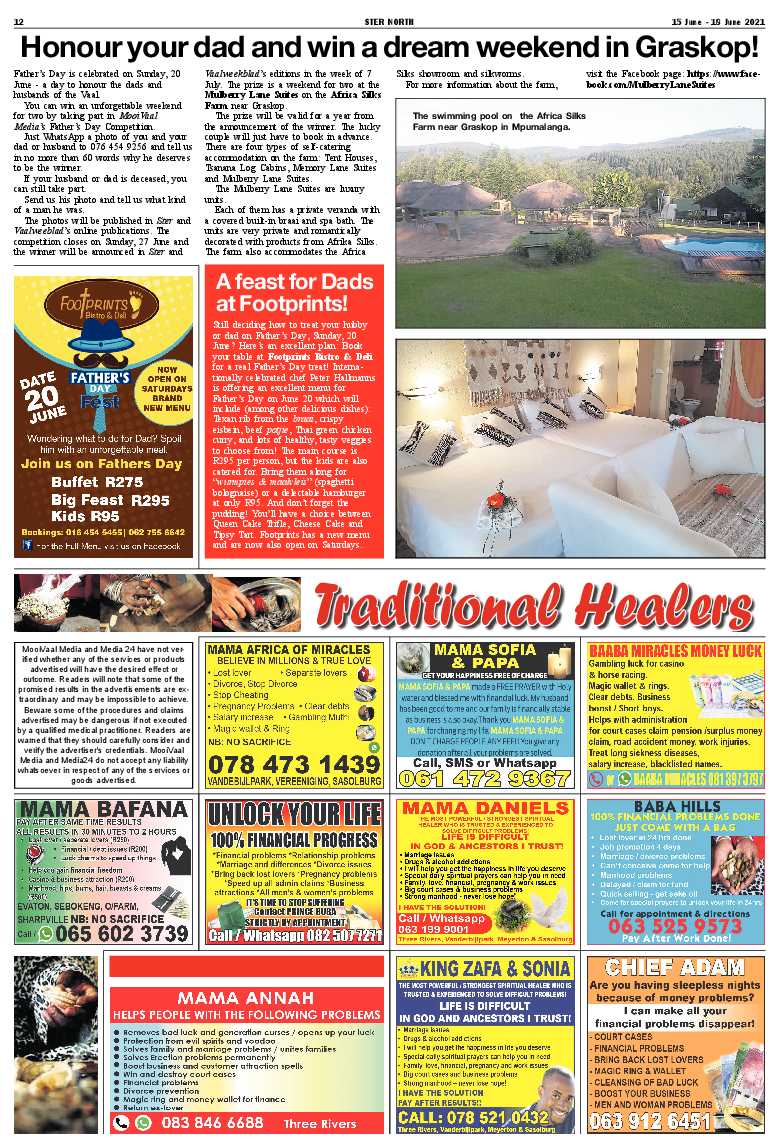 STER NORTH 15 June – 18 June 2021 page 12