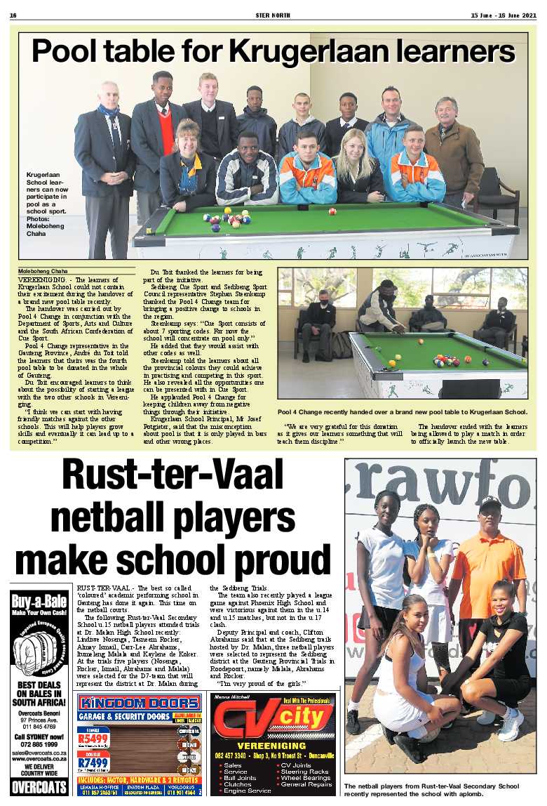 STER NORTH 15 June – 18 June 2021 page 16