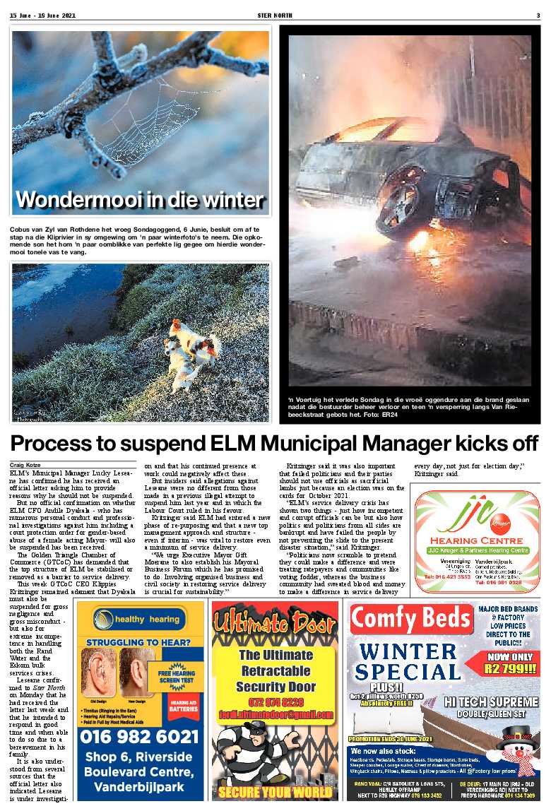 STER NORTH 15 June – 18 June 2021 page 3