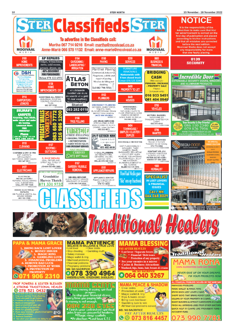 STER NORTH 15 November – 18 November 2022 page 22