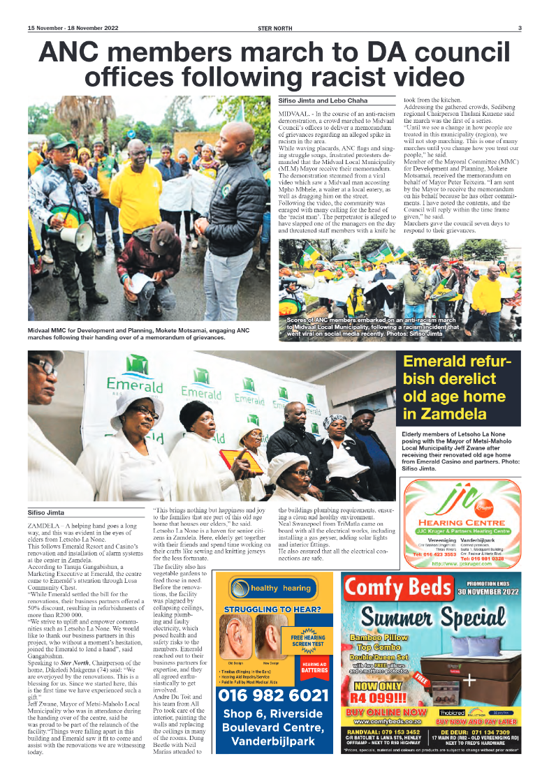 STER NORTH 15 November – 18 November 2022 page 3