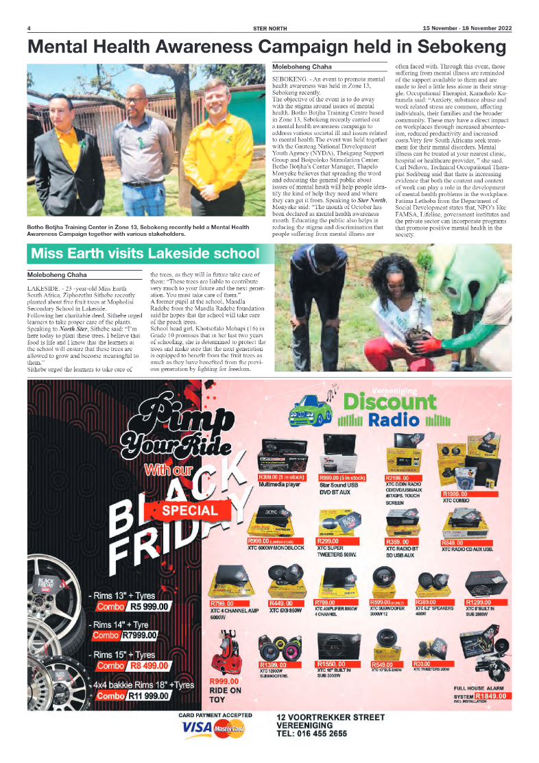 STER NORTH 15 November – 18 November 2022 page 4