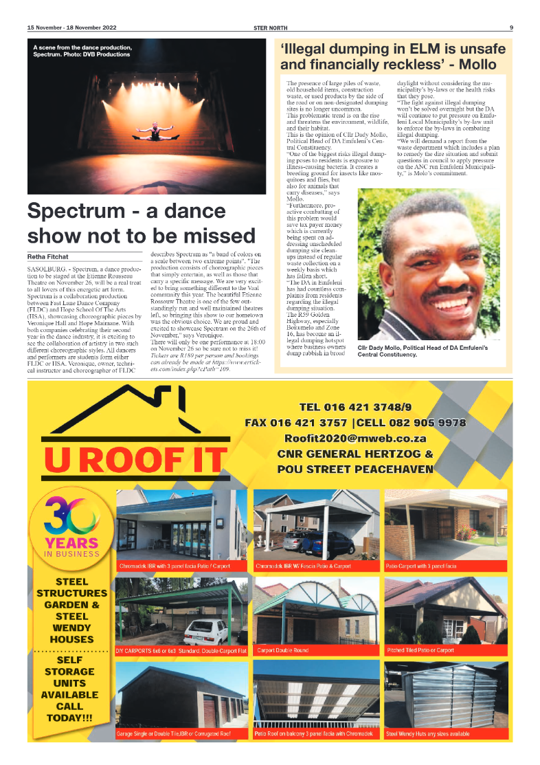 STER NORTH 15 November – 18 November 2022 page 9