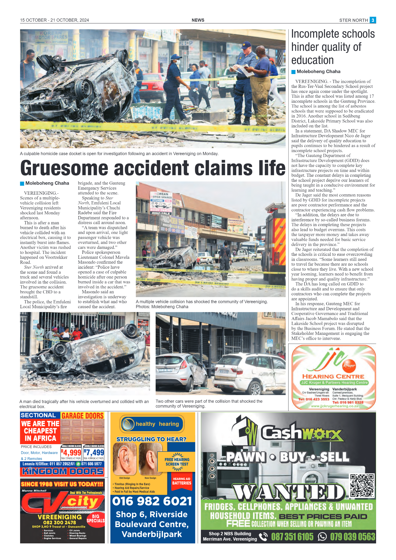 STER NORTH 15 OCTOBER – 21 OCTOBER, 2024 page 3