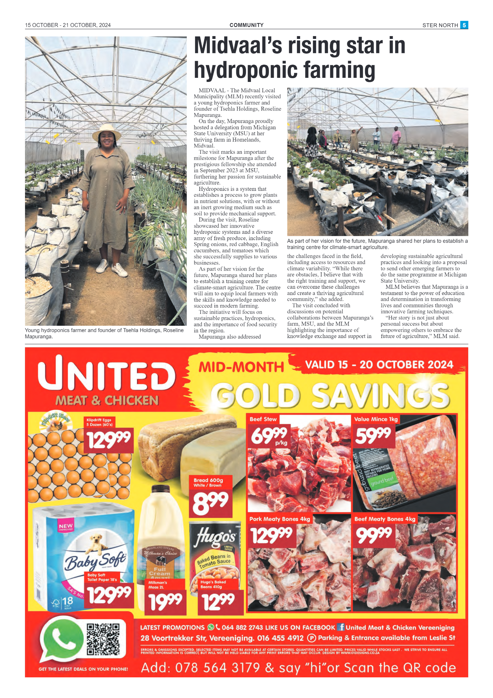 STER NORTH 15 OCTOBER – 21 OCTOBER, 2024 page 5