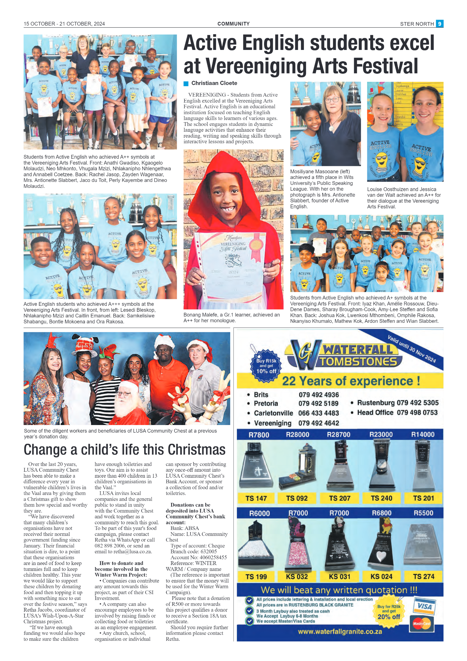 STER NORTH 15 OCTOBER – 21 OCTOBER, 2024 page 9