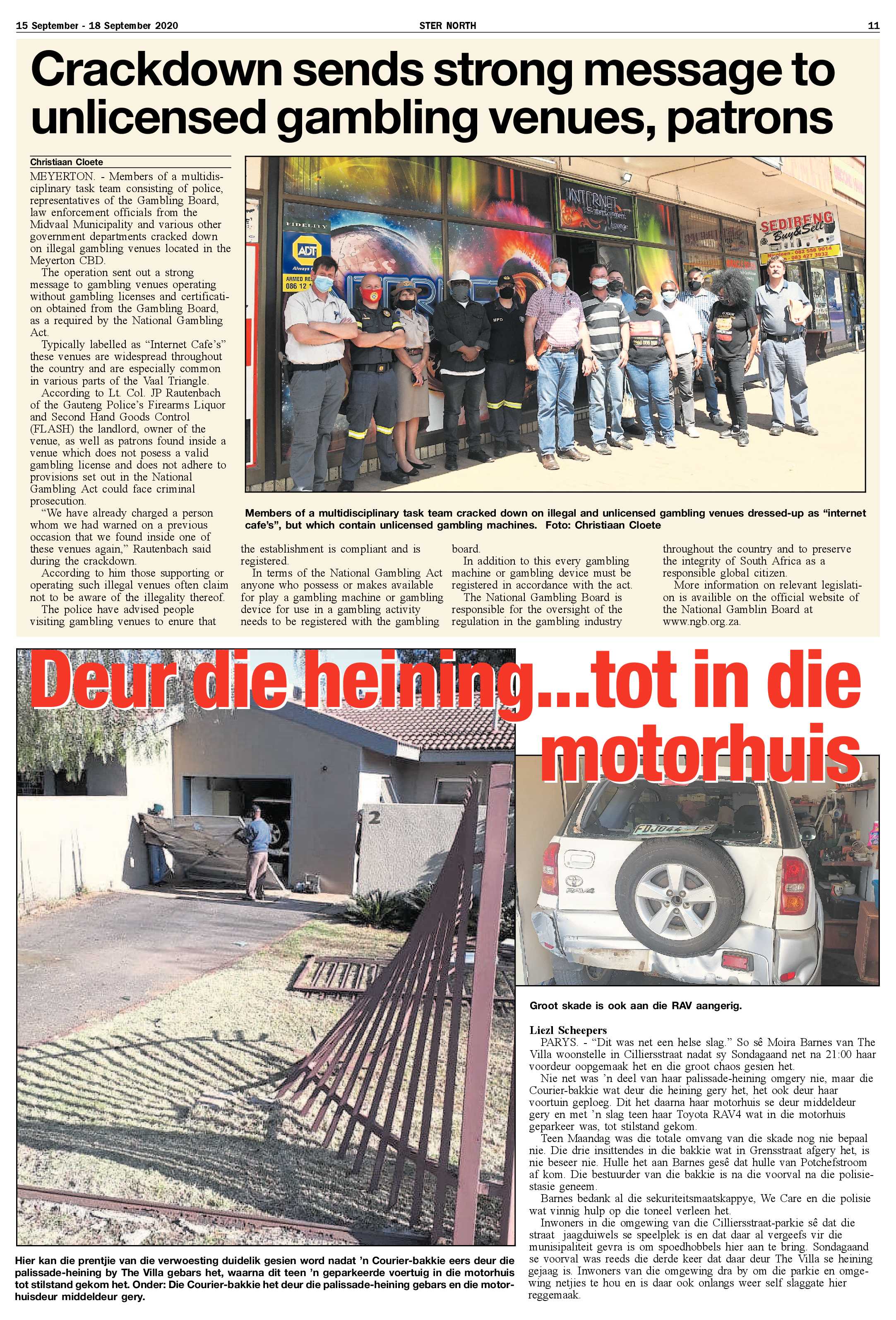 STER NORTH 15 September – 18 September 2020 page 11