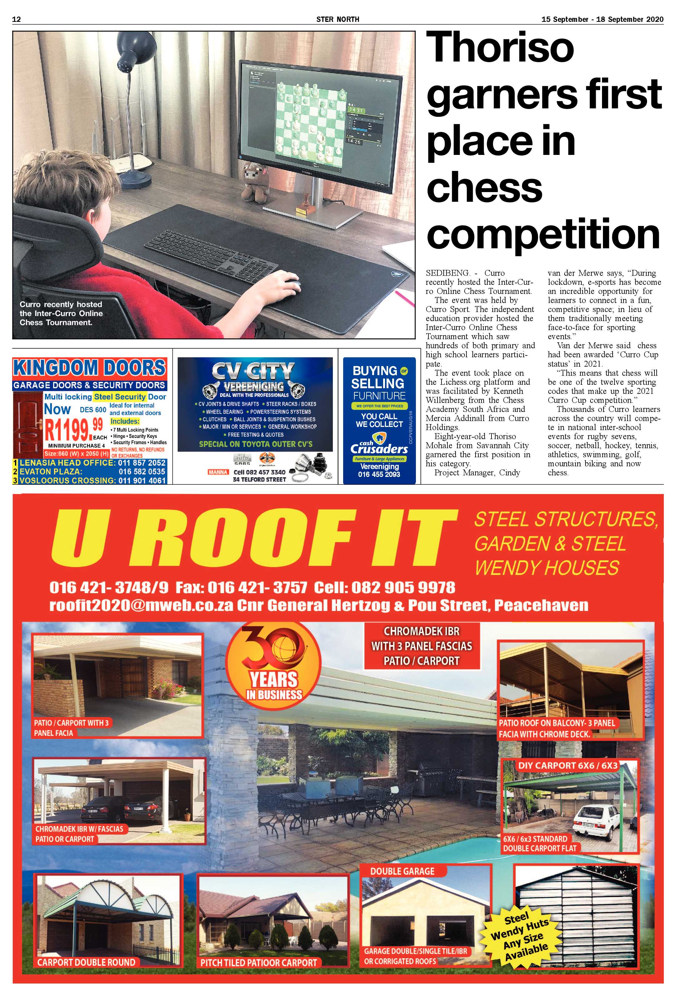STER NORTH 15 September – 18 September 2020 page 12